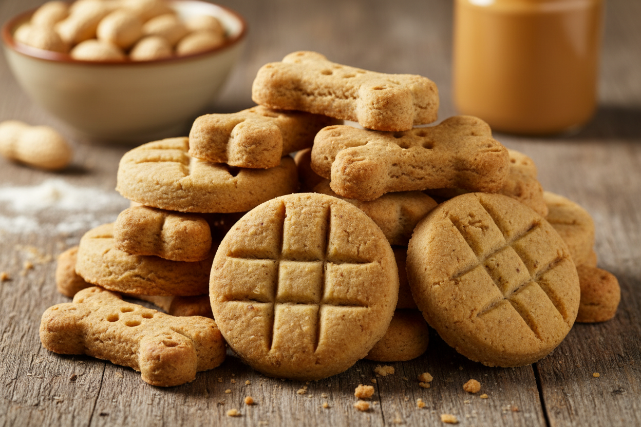 peanut butter treats pile