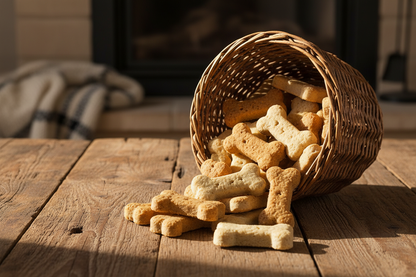 basket of milk bones