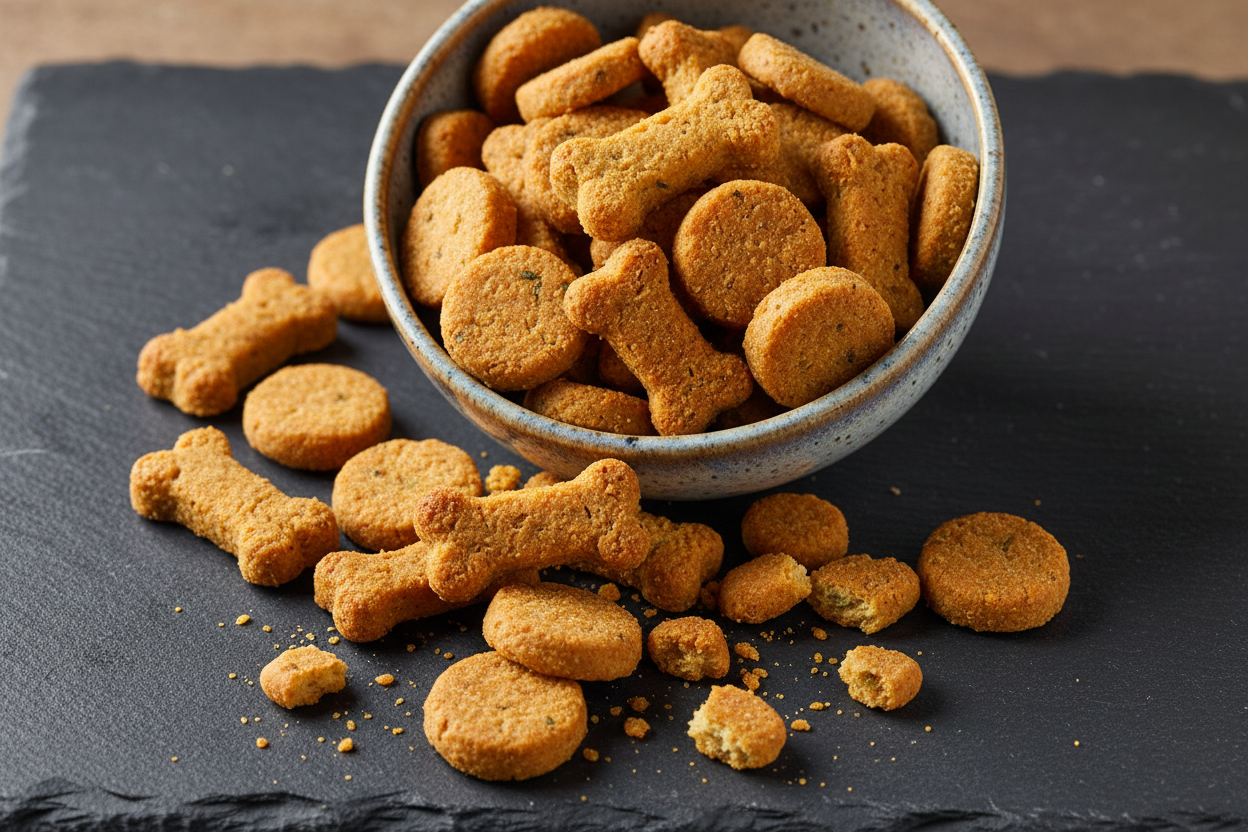 chicken treats pile